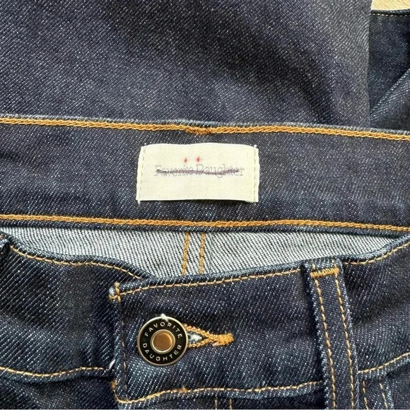 NWT Favorite Daughter The Valentina Tower Super High Rise Jeans in Jasper Blue - Picture 11 of 16